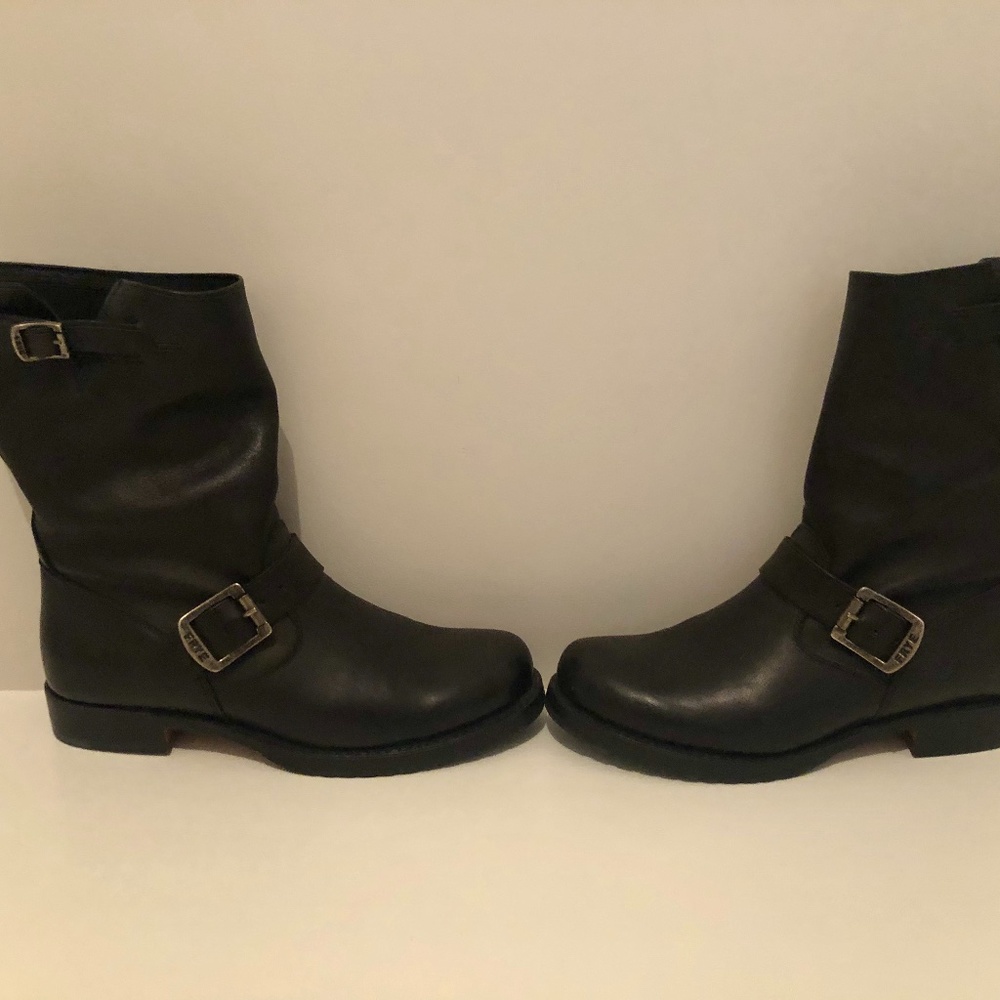 Frye moto boot
